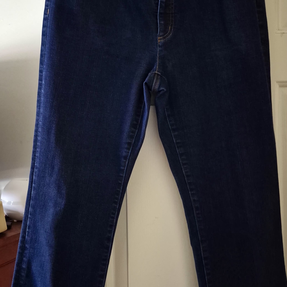 Lauren Ralph Lauren Blue Straight Leg Jeans - Picture 4 of 8